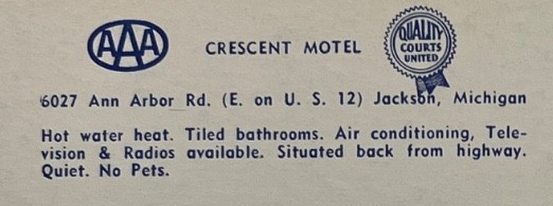 Colonial Inn (Crescent Motel) - Vintage Postcad (newer photo)